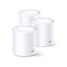 TPLink AX3000 Whole Home Mesh WiFi System, 3Pack, White, Internal,