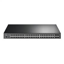 TP-Link Network Switches | TP-LINK JetStream 52-Port Gigabit L2+ Managed Switch with 48-Port PoE+