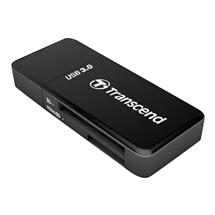 USB 3.0 | Transcend RDF5 Card Reader Black | In Stock | Quzo UK