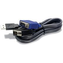 Trendnet TK-CU15 KVM cable 4.5 m Black | Quzo UK