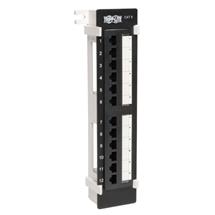 Cat6 Wall Mount Patch Panel - 110 Punchdown to RJ45 Female -12 Port
