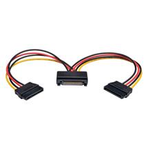 Tripp Lite Internal Power Cables | Tripp Lite P94706N2P15 15Pin SATA Power Y Cable  M/2xF, 18 AWG, 6in.