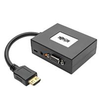 Tripp Lite P13106N2VAU HDMI to VGA and Audio Adapter, 6 in. (15.2 cm),