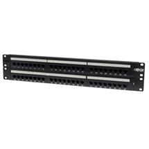 Cat5e Patch Panel 568B - 110 Punchdown to RJ45 Female - 48 Port