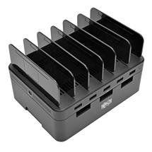 Tripp Lite 5Port USB Charging Station with BuiltIn Device Storage, 12V
