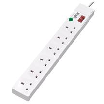 Tripp Lite TLP6B18 6Outlet Surge Protector  British BS1363A Outlets,
