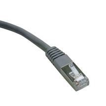Cat5e 350MHz Molded Gray Shielded Patch Cable RJ45M/M - 100 ft.