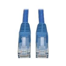 Tripp Lite Cat6 Gigabit Snagless Molded UTP Ethernet Patch Cable, 24 AWG, 550 MHz/1 Gbps (RJ45 M/M) | Tripp Lite N201005BL Cat6 Gigabit Snagless Molded (UTP) Ethernet Cable