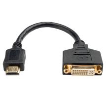 HDMI to DVI Adapter Video Converter (HDMIM to DVID F), 8in. (20.32