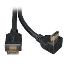 Tripp Lite P568006RA HighSpeed HDMI Cable with 1 RightAngle Connector,