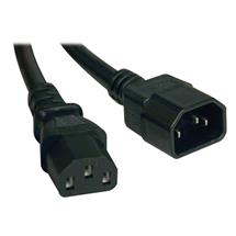 Tripp Lite Standard Computer Power Extension Cord Lead Cable, 10A, 18AWG (IEC-320-C14 to IEC-320-C1 | Tripp Lite Standard Computer Power Extension Cord Lead Cable, 10A,