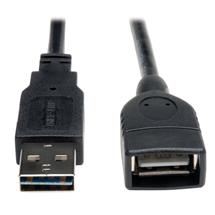 Tripp Lite UR024001 Universal Reversible USB 2.0 Extension Cable
