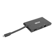 Tripp Lite U442DOCK3B USBC Dock  4K HDMI, VGA, USB 3.x (5Gbps), USBA/C