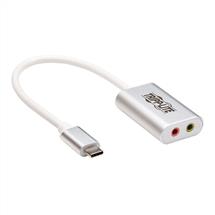 Tripp Lite U437002 2Port USBC to 3.5 mm Stereo Audio Adapter  USB 2.0,