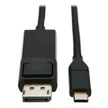 Tripp Lite Graphics Adapters | Tripp Lite U444003DPBE USBC to DisplayPort Adapter Cable (M/M), 4K 60