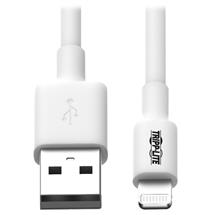 Tripp Lite Lightning Cables | Tripp Lite M100006WH USBA to Lightning Sync/Charge Cable (M/M)  MFi