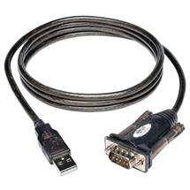 USB-A to RS232 (DB9) Serial Adapter Cable - (M/M), 5 ft. (1.52 m)