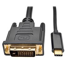 Tripp Lite Graphics Adapters | Tripp Lite U444016D USBC to DVI Active Adapter Cable (M/M), Black, 16