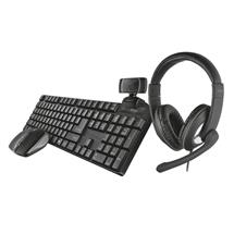 Trust Qoby keyboard Mouse included RF Wireless QWERTY UK English Black