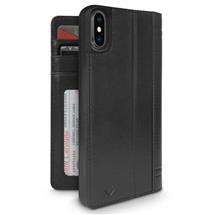 TwelveSouth Journal mobile phone case 14.7 cm (5.8") Wallet case Black