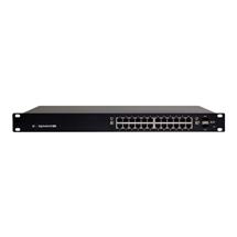 24 Port PoE+ Gigabit Managed Switch With Two SFP Ports (500 Watts)