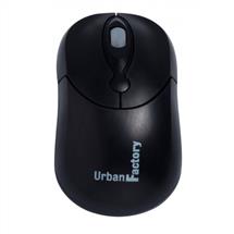 Urban Factory  | Urban Factory Big Crazy Mouse Black USB 2.0, 800dpi, 80cm cable