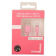 Urban Factory Cable USB to Lightning MFI certified  Pink 1m (retail