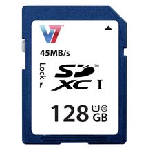 V7 128GB SDXC UHS-1 Memory Card | Quzo UK