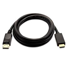 V7 Black Video Cable DisplayPort Male to HDMI Male 2m 6.6ft