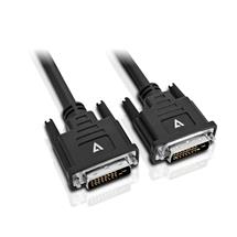 V7 Dvi Cables | V7 Black Video Cable DVI-D Male to DVI-D Male 5m 16.4ft