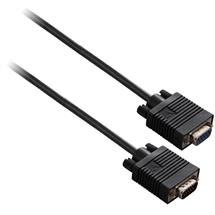 V7 Black Video Extension Cable VGA Female to VGA Male 3m 10ft
