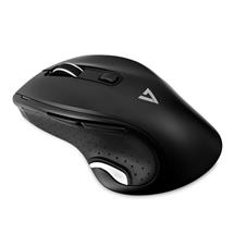 V7 Deluxe Wireless Optical Mouse - Black | Quzo UK