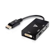 Cables | V7 DisplayPort Adapter (m) to VGA, HDMI or DVI (f)