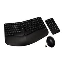 V7 Keyboards | V7 Ergonomic Wireless Keyboard, Mouse, and Keypad Combo. Keyboard form