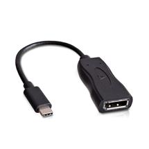 V7 USB-C male to Displayport female Adapter Black | In Stock
