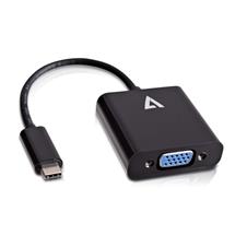 V7 USB-C male to VGA female Adapter Black | In Stock