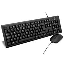 V7 Wired Keyboard and Mouse Combo – UK. Product colour: Black