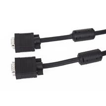 VCOM VGA/VGA M/M 10m VGA cable VGA (D-Sub) Black | Quzo UK
