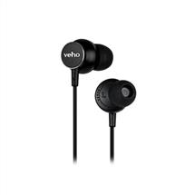 Veho Z-3 Headset Wired In-ear Calls/Music Black | Quzo UK