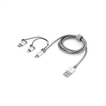 Verbatim 48870 USB cable 1 m USB A Micro-USB B Aluminium, Grey