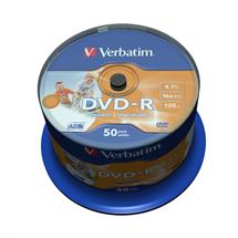 Verbatim 43533. Native capacity: 4.7 GB, Type: DVDR, Optical disc