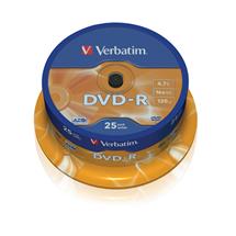 DVD-R | Verbatim 43667 4.7 GB DVD-R 25 pc(s) | In Stock | Quzo UK