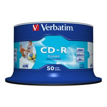 Blank CDS | Verbatim CD-R AZO Wide Inkjet Printable no ID 700 MB 50 pc(s)