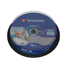Verbatim Datalife 6x. Type: BDR, Native capacity: 25 GB, Recording