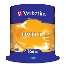 Verbatim DVDR Matt Silver. Native capacity: 4.7 GB, Type: DVDR,