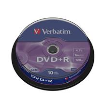 Verbatim DVD+R Matt Silver | Verbatim DVD+R Matt Silver 4.7 GB 10 pc(s) | Quzo UK
