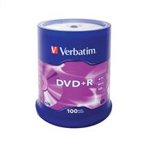 Blank Dvds | Verbatim DVD+R Matt Silver 4.7 GB 100 pc(s) | In Stock