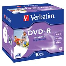 Verbatim DVD+R Wide Inkjet Printable ID Brand | In Stock