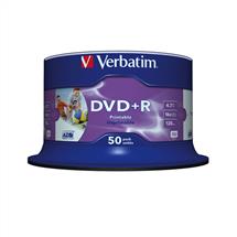 Verbatim DVD+R Wide Inkjet Printable No ID Brand. Native capacity: 4.7