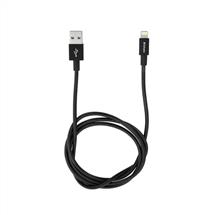 Verbatim Lightning Stainless Steel Sync & Charge Cable 100cm Black